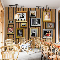 Vintage Hollywood Portrait Wall Mural – Glamour Gallery Panel Design