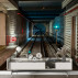 Subway Tunnel Perspective Wall Mural – Urban Industrial Track Design