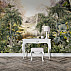 Tropical Jungle Lagoon Wall Mural – Lush Palm Paradise Wallpaper for Living Room