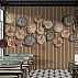 Wood Slice Wall Mural – Natural Timber Disc Modern Design Wood Slice Wall Mural – Natural Timber Disc Modern Design