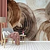 Abstract Wood Rings Wall Mural – Organic Neutral Art Design Abstract Wood Rings Wall Mural – Organic Neutral Art Design