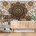 Luxury Gold Mandala Wall Mural – Classic Ornamental Wallpaper for Elegant Interiors Luxury Gold Mandala Wall Mural – Classic Ornamental Wallpaper for Elegant Interiors