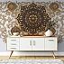 Luxury Gold Mandala Wall Mural – Classic Ornamental Wallpaper for Elegant Interiors Luxury Gold Mandala Wall Mural – Classic Ornamental Wallpaper for Elegant Interiors