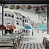 Coffee Shop Sketch Wall Mural – Modern Café Street Art Design Coffee Shop Sketch Wall Mural – Modern Café Street Art Design