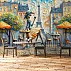 Parisian Cafe Art Wall Mural – Elegant Eiffel Tower Illustration Design Parisian Cafe Art Wall Mural – Elegant Eiffel Tower Illustration Design