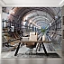 Industrial Tunnel Wall Mural – Urban Perspective Concrete Design Industrial Tunnel Wall Mural – Urban Perspective Concrete Design