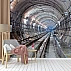 Industrial Tunnel Wall Mural – Urban Perspective Concrete Design Industrial Tunnel Wall Mural – Urban Perspective Concrete Design