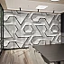 3D Hexagon Pattern Wall Mural – Grey Geometric Line Design