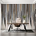 Modern Pattern Stripe Wall Mural – Abstract Ethnic Line Design