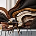 Abstract Wave Texture Wall Mural – Brown Beige 3D Flow Design