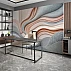 Abstract 3D Wave Wall Mural – Pastel Modern Texture Design