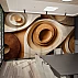 Abstract Circle Wall Mural – Modern Neutral Layered Design Abstract Circle Wall Mural – Modern Neutral Layered Design