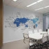Modern World Map Sketch Wall Mural – Office Business Concept Design Modern World Map Sketch Wall Mural – Office Business Concept Design