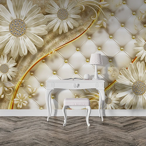 Warm Terracotta Abstract Texture Wall Mural – Modern Earth Tone Artistic Surface Design