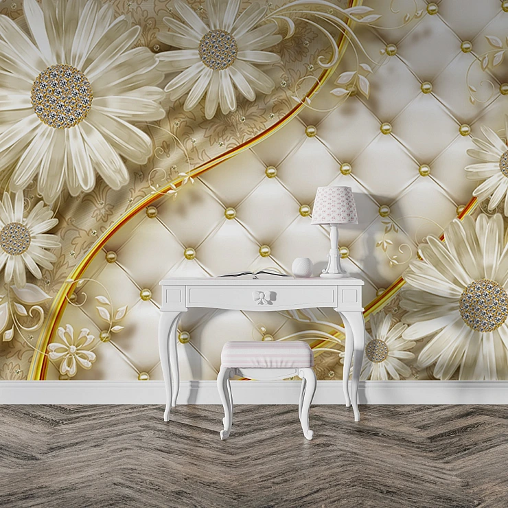 Warm Terracotta Abstract Texture Wall Mural – Modern Earth Tone Artistic Surface Design