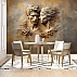 Romantic Couple Relief Wall Mural – Artistic 3D Portrait Design