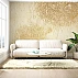 Beige Embossed Mandala Wall Mural – Textured Boho Pattern Wallpaper for Living Room