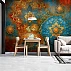 Colorful Mandala Wall Mural – Bohemian Ethnic Artistic Design
