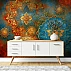 Colorful Mandala Wall Mural – Bohemian Ethnic Artistic Design