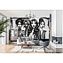 Modern Women Portrait Wall Mural – Black and White Fashion Art Design Modern Women Portrait Wall Mural – Black and White Fashion Art Design