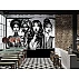 Modern Women Portrait Wall Mural – Black and White Fashion Art Design Modern Women Portrait Wall Mural – Black and White Fashion Art Design