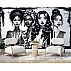 Modern Women Portrait Wall Mural – Black and White Fashion Art Design Modern Women Portrait Wall Mural – Black and White Fashion Art Design