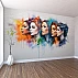 Colorful Women Portrait Wall Mural – Modern Artistic Face Design Colorful Women Portrait Wall Mural – Modern Artistic Face Design
