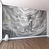 Ethereal Woman Abstract Wall Mural – Monochrome Fluid Art Design