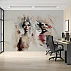 Abstract Female Portrait Wall Mural – Modern Artistic Faces Design Abstract Female Portrait Wall Mural – Modern Artistic Faces Design