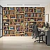 Library Bookshelf Wall Mural – Cozy Reading Room Design Library Bookshelf Wall Mural – Cozy Reading Room Design