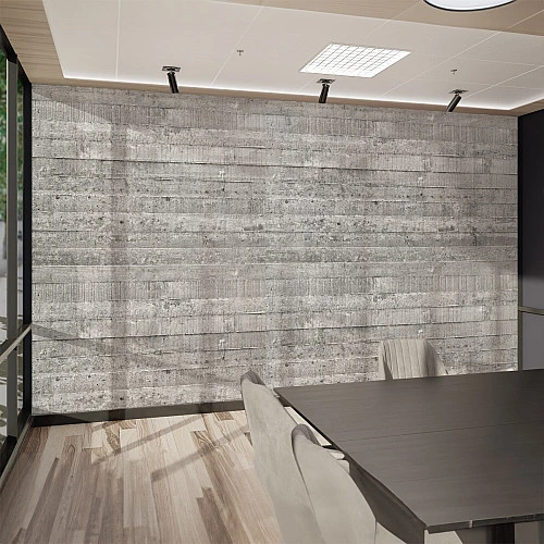 Concrete Texture Wall Mural – Industrial Grey Cement Design