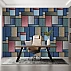 Patchwork Textile Wall Mural – Vintage Fabric Pattern Design Patchwork Textile Wall Mural – Vintage Fabric Pattern Design