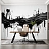 Black Abstract Brush Stroke Wall Mural – Modern Ink Art Design Black Abstract Brush Stroke Wall Mural – Modern Ink Art Design