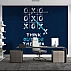 Tic Tac Toe Chalkboard Wall Mural – Think Outside Modern Design Tic Tac Toe Chalkboard Wall Mural – Think Outside Modern Design