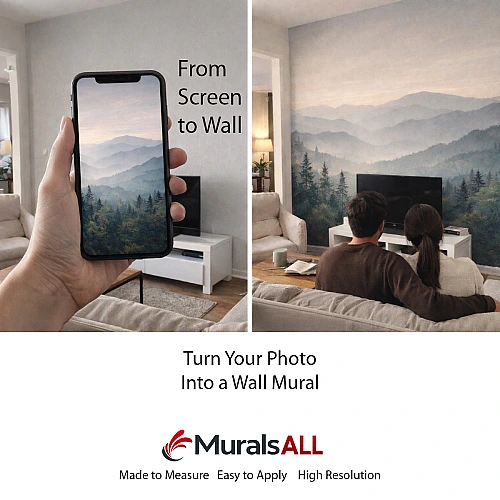 Custom Wall Mural – Personalized Photo & Design Wallpaper