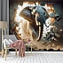 Elephant Breakthrough Wall Mural – 3D Cracked Wall Wildlife Design
