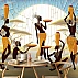 African Dance Wall Mural – Ethnic Tribal Art Design African Dance Wall Mural – Ethnic Tribal Art Design