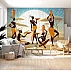 African Dance Wall Mural – Ethnic Tribal Art Design African Dance Wall Mural – Ethnic Tribal Art Design