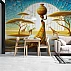 African Landscape Wall Mural – Ethnic Savannah Art Design African Landscape Wall Mural – Ethnic Savannah Art Design