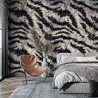Faux Fur Texture Wall Mural – Luxury Animal Pattern Design
