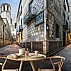 Old City Street Wall Mural – Historic European Alley Architecture Design Old City Street Wall Mural – Historic European Alley Architecture Design