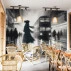 Vintage London Street Wall Mural – Black White Urban Art Design Vintage London Street Wall Mural – Black White Urban Art Design