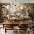 Classic Garden Bridge Wall Mural – Elegant European Landscape Design