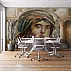 Ancient Roman Mosaic Portrait Wall Mural – Classical Architecture Art Wallpaper for Elegant Interiors