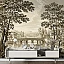 Vintage Landscape Bridge Wall Mural – Classic Sepia Countryside Design Vintage Landscape Bridge Wall Mural – Classic Sepia Countryside Design