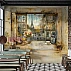 Paris Window View Wall Mural – Vintage Eiffel Tower Scene Design