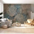 Vintage Mandala Texture Wall Mural – Rustic Blue Abstract Pattern Design Vintage Mandala Texture Wall Mural – Rustic Blue Abstract Pattern Design