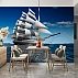 Sailing Ship Wall Mural – Classic Tall Ship Ocean View Design