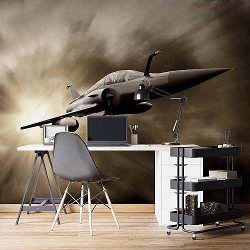 Fighter Jet Wall Mural – Powerful Aviation Speed Design