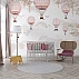 Hot Air Balloon Kids Wall Mural – Soft Vintage Sky Design